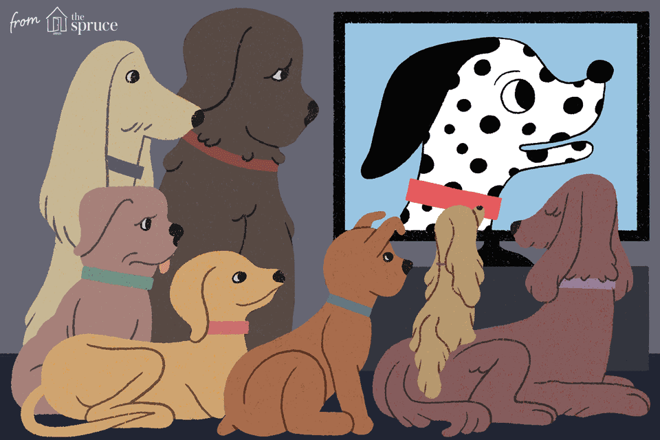 illustration of top animated dog movies
